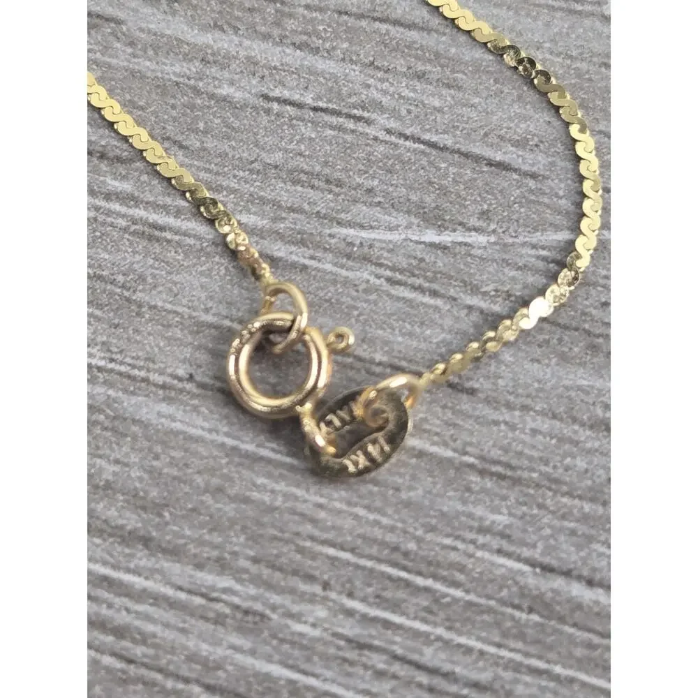 14K Yellow Gold 